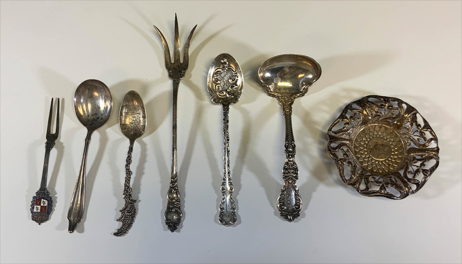 7 Assorted Sterling Flatware, Gorham, Whiting (1 of 7)