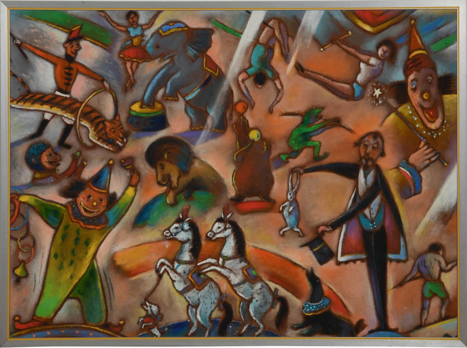 Murray Kupferman, Untitled Casein, Circus Scene (1 of 7)
