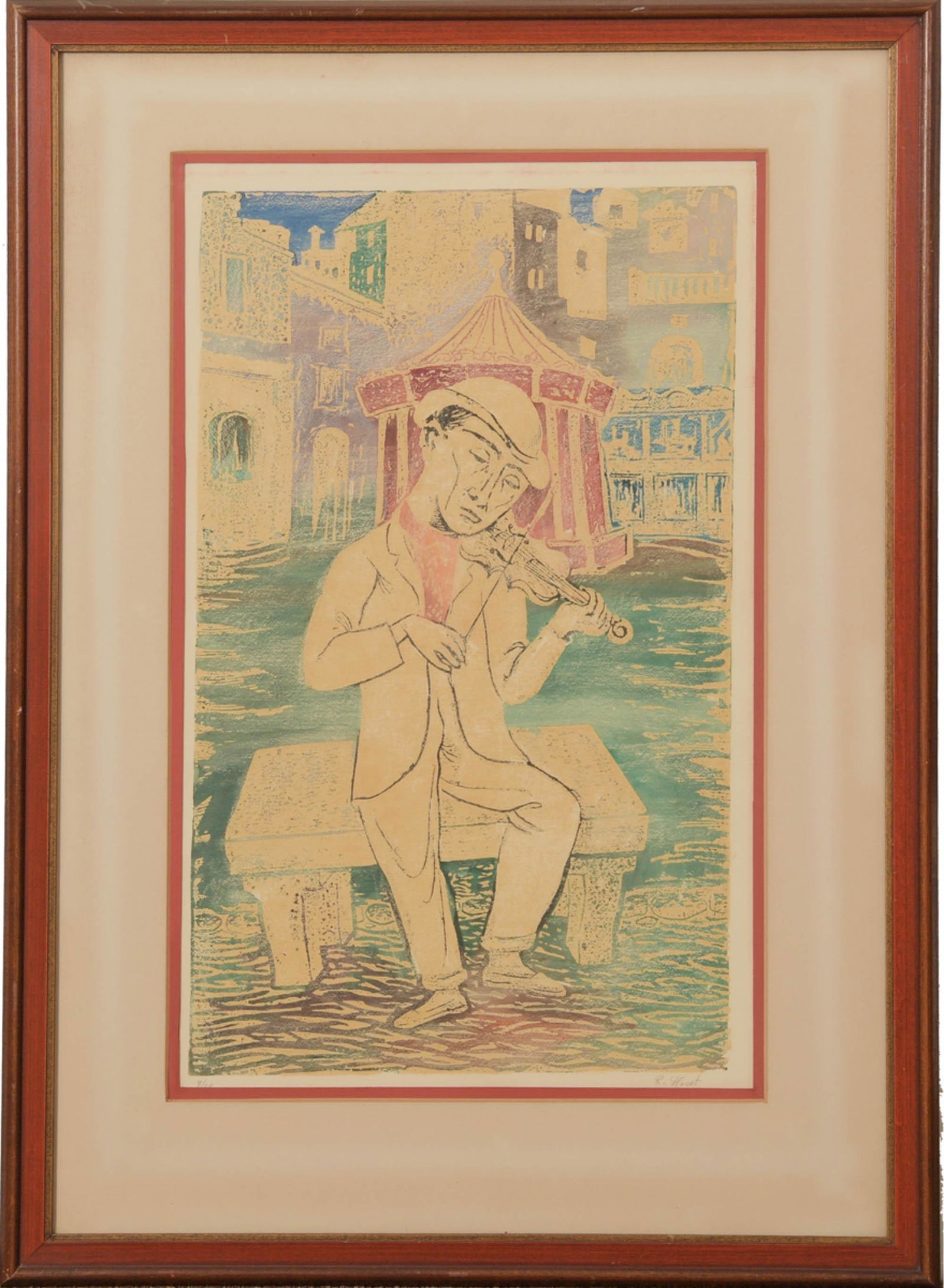 Ramon Llovet Color Lithograph 9/50 (1 of 4)