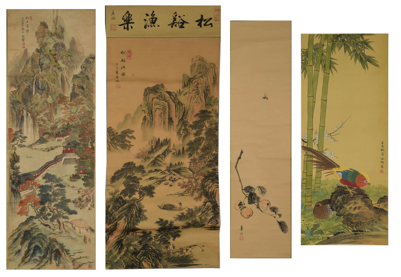 Group of 4 Asian Paintings (1 of 20)