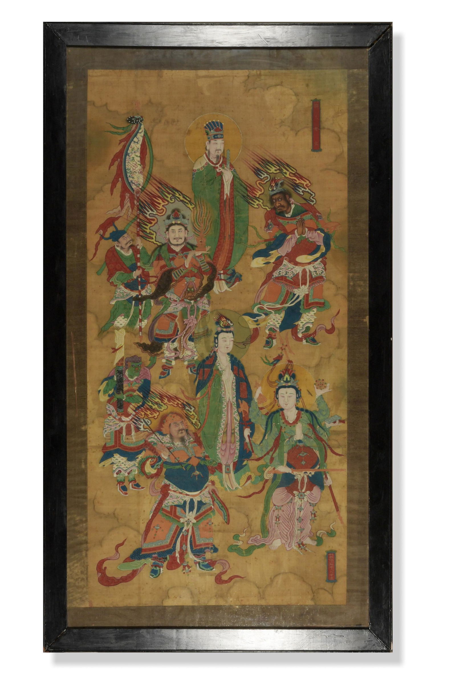 Large Chinese Religious Painting, 18th Century or (1 of 16)