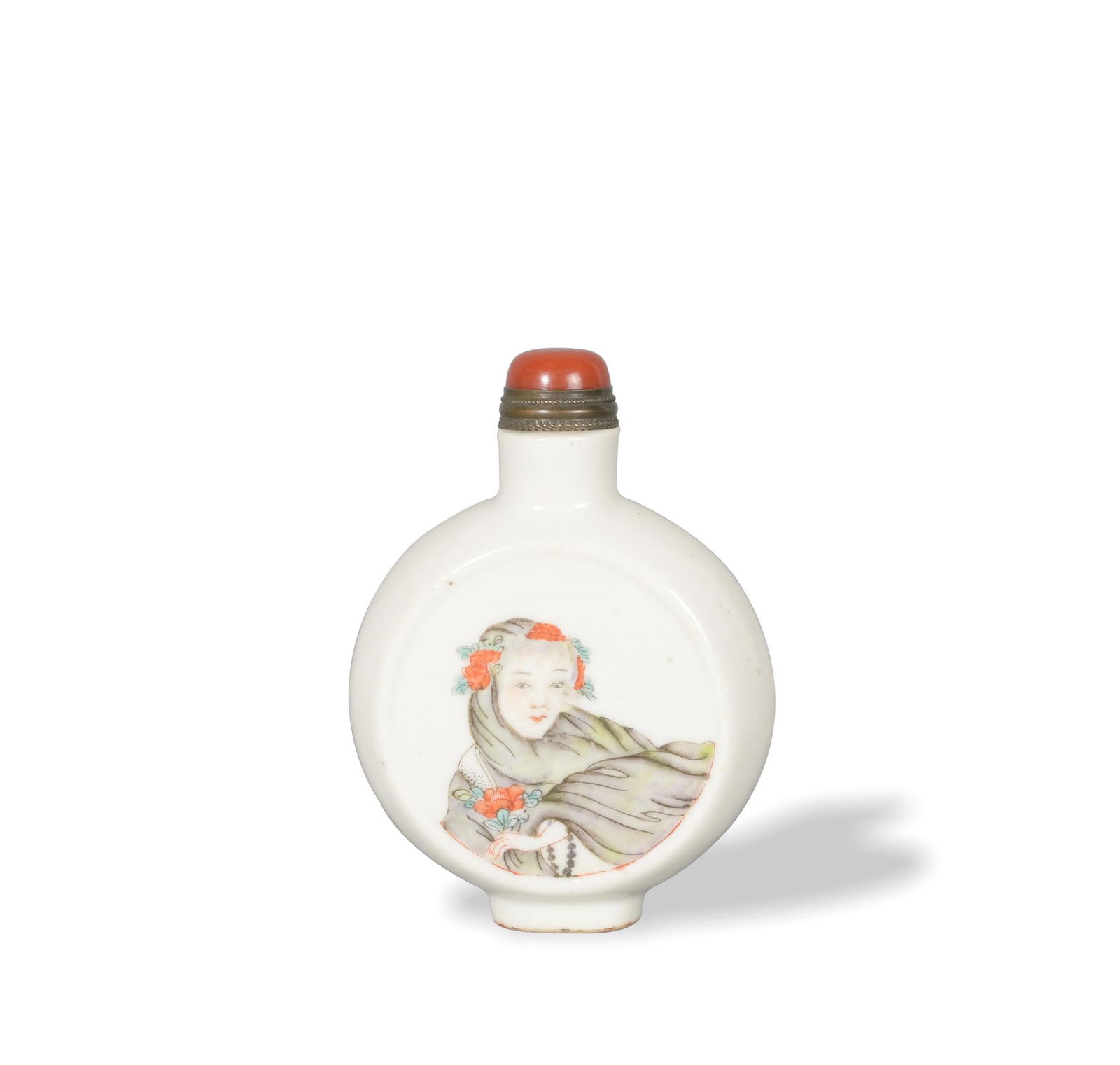 Chinese Famille Rose Snuff Bottle, 19th Century (1 of 11)