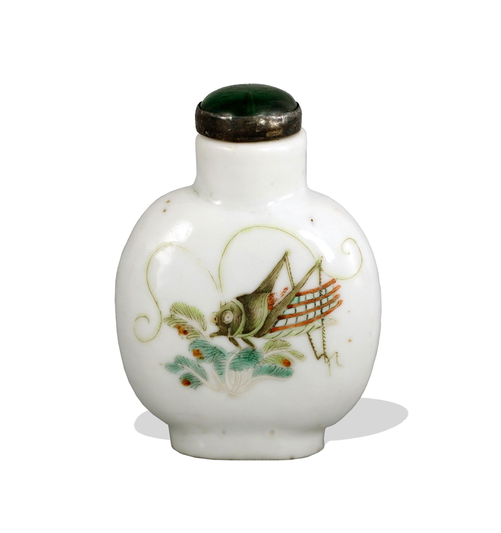 Chinese Famille Rose Snuff Bottle, Early 19th Century (1 of 9)