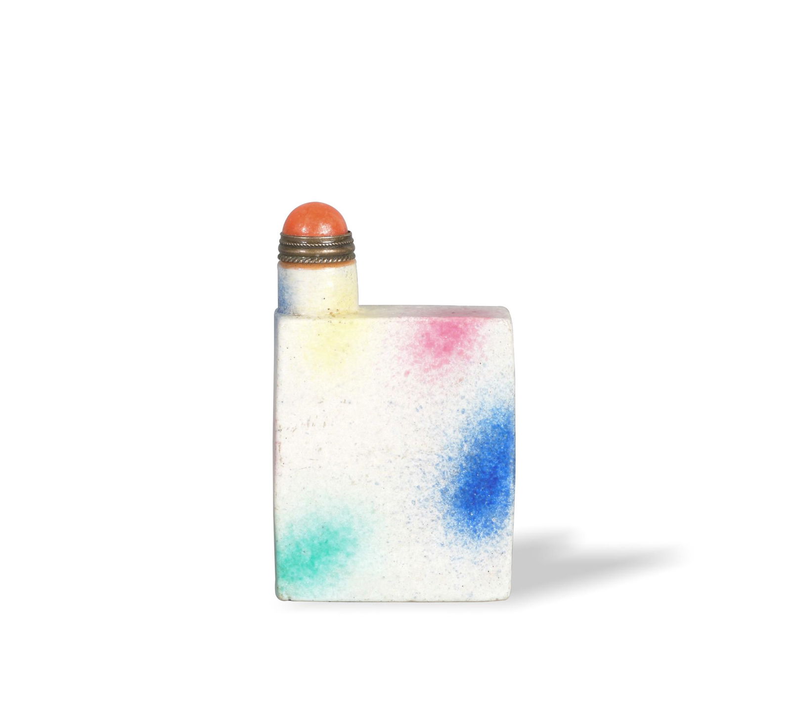 Chinese Yuehua Glazed Snuff Bottle, 19th Century (1 of 7)