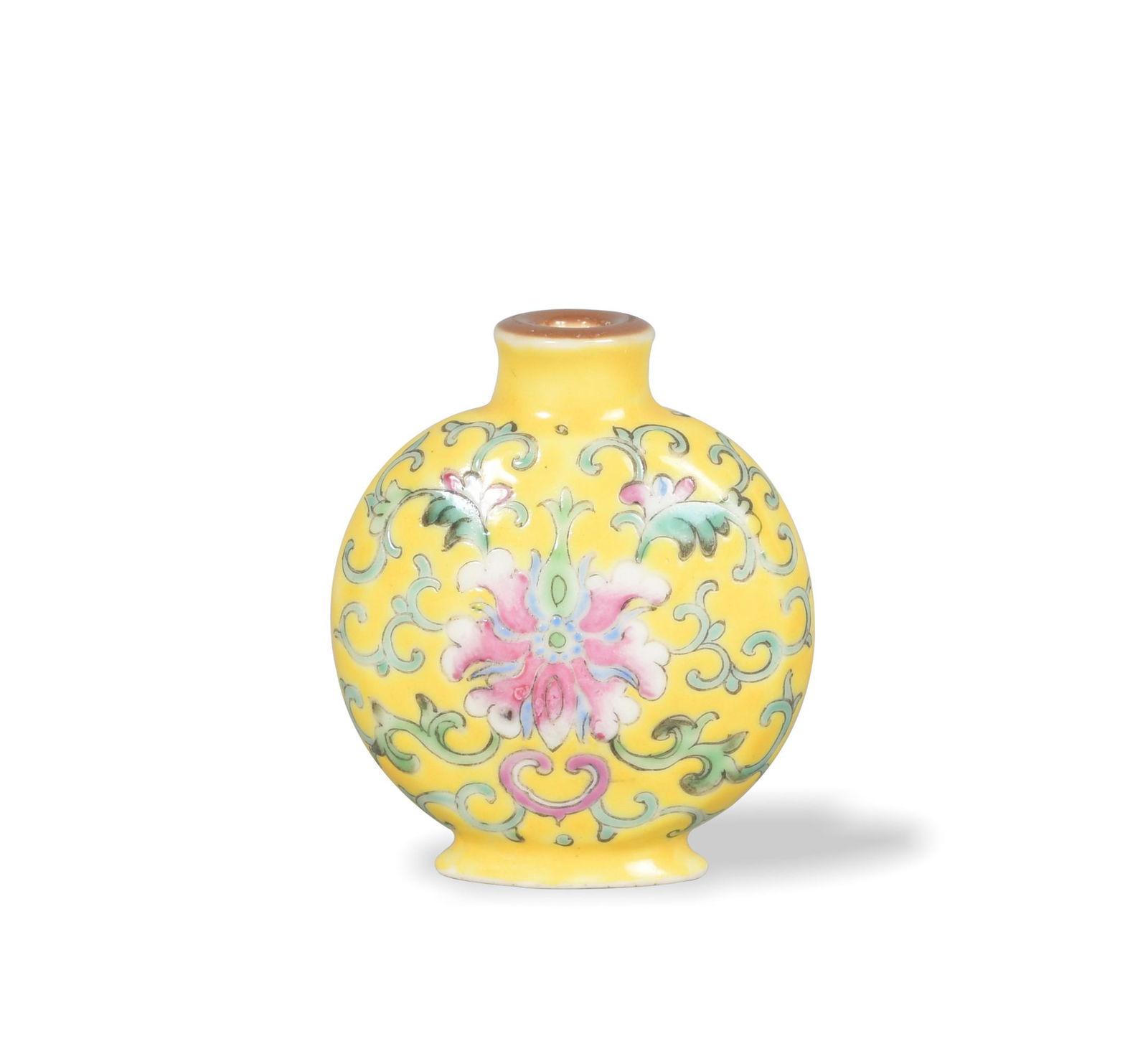 Chinese Yellow Ground Snuff Bottle, 19th Century (1 of 8)