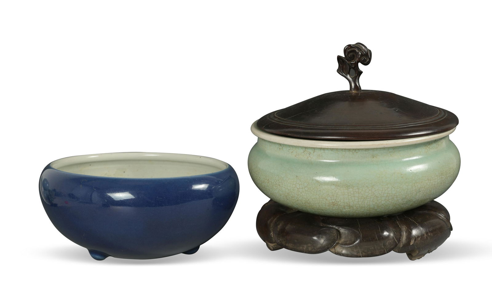 Group of 2 Chinese Censers, 18-19th Century (1 of 5)