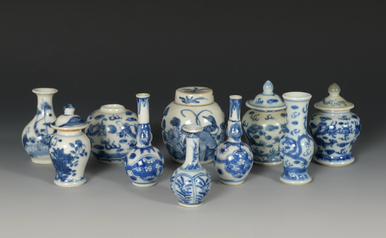 Group of 10 Chinese Porcelains, 19th - Early 20th Century (1 of 16)