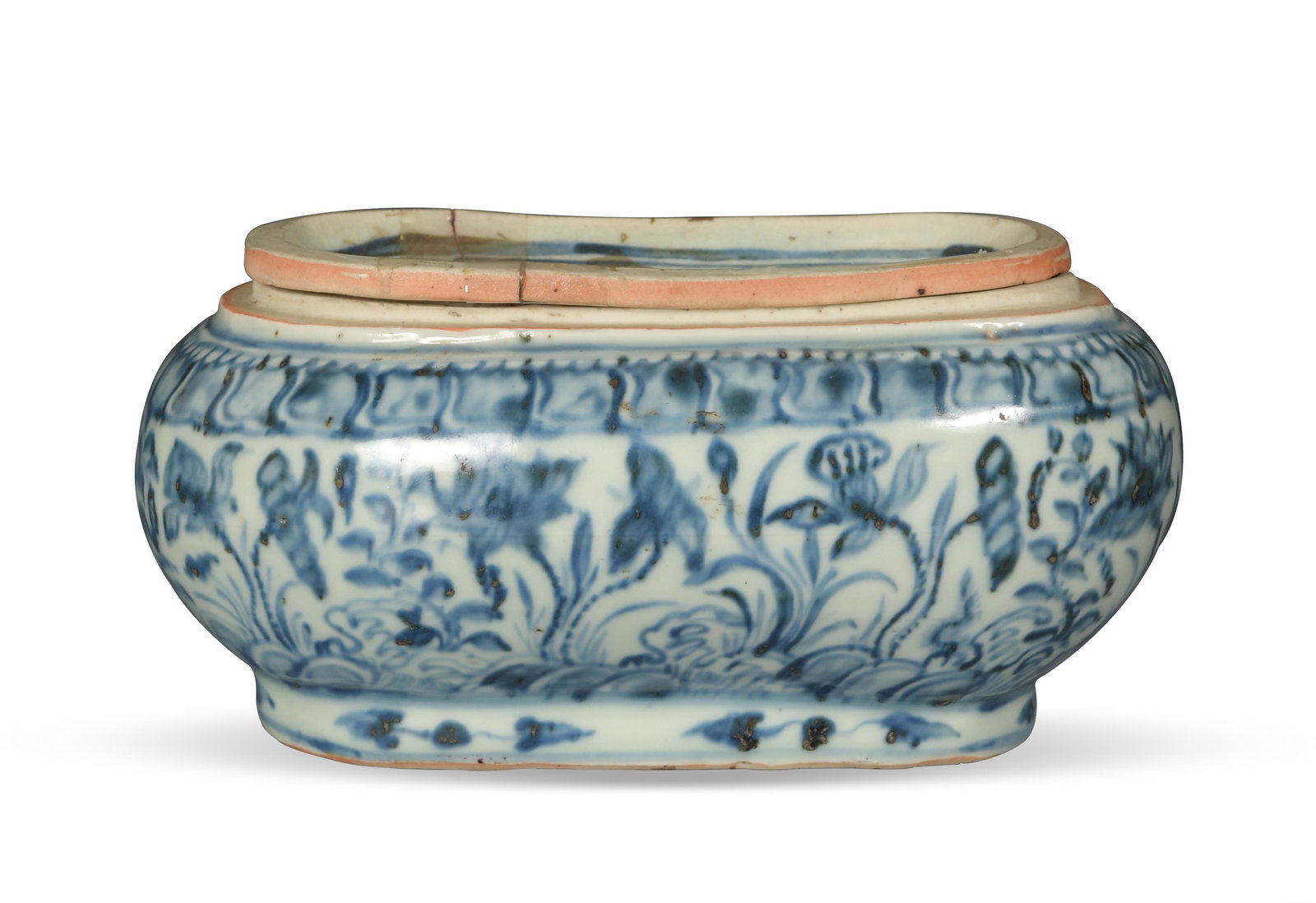 Chinese Blue and White Porcelain Box, Ming Dynasty (1 of 6)