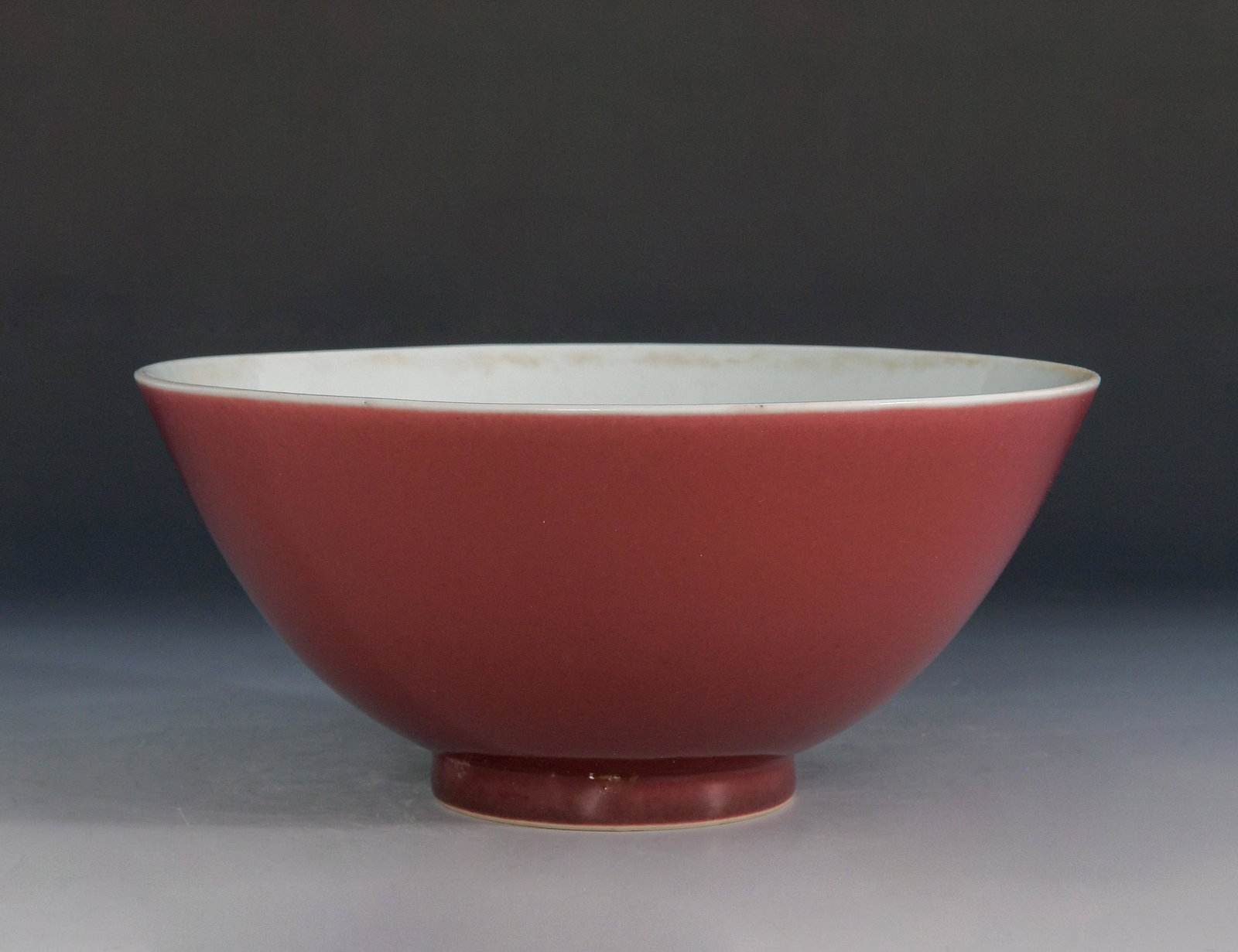 Chinese Copper Red Bowl, Qianlong Mark and Period (1 of 6)