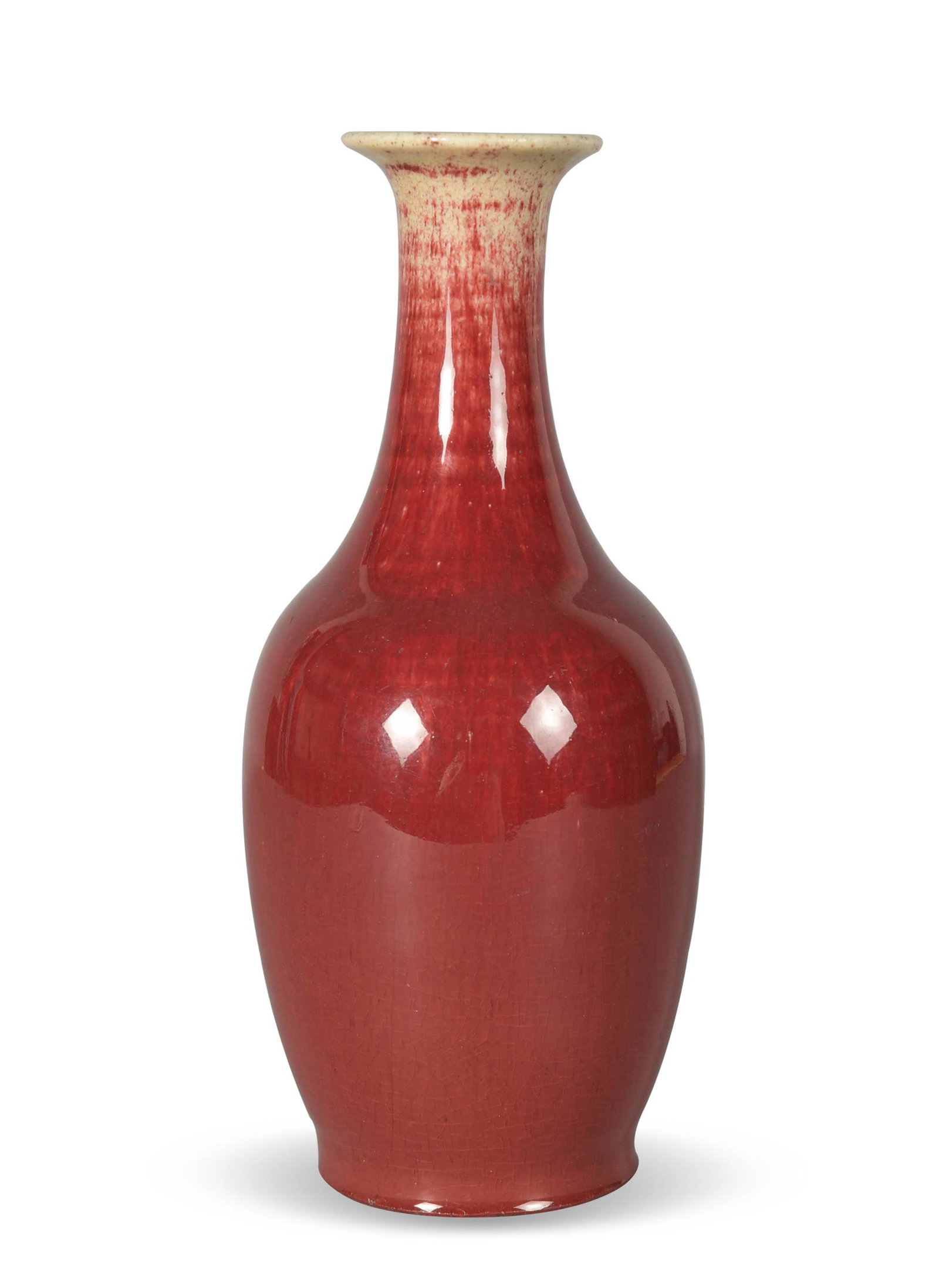 Chinese Flambe Glazed Vase, 19th Century (1 of 6)