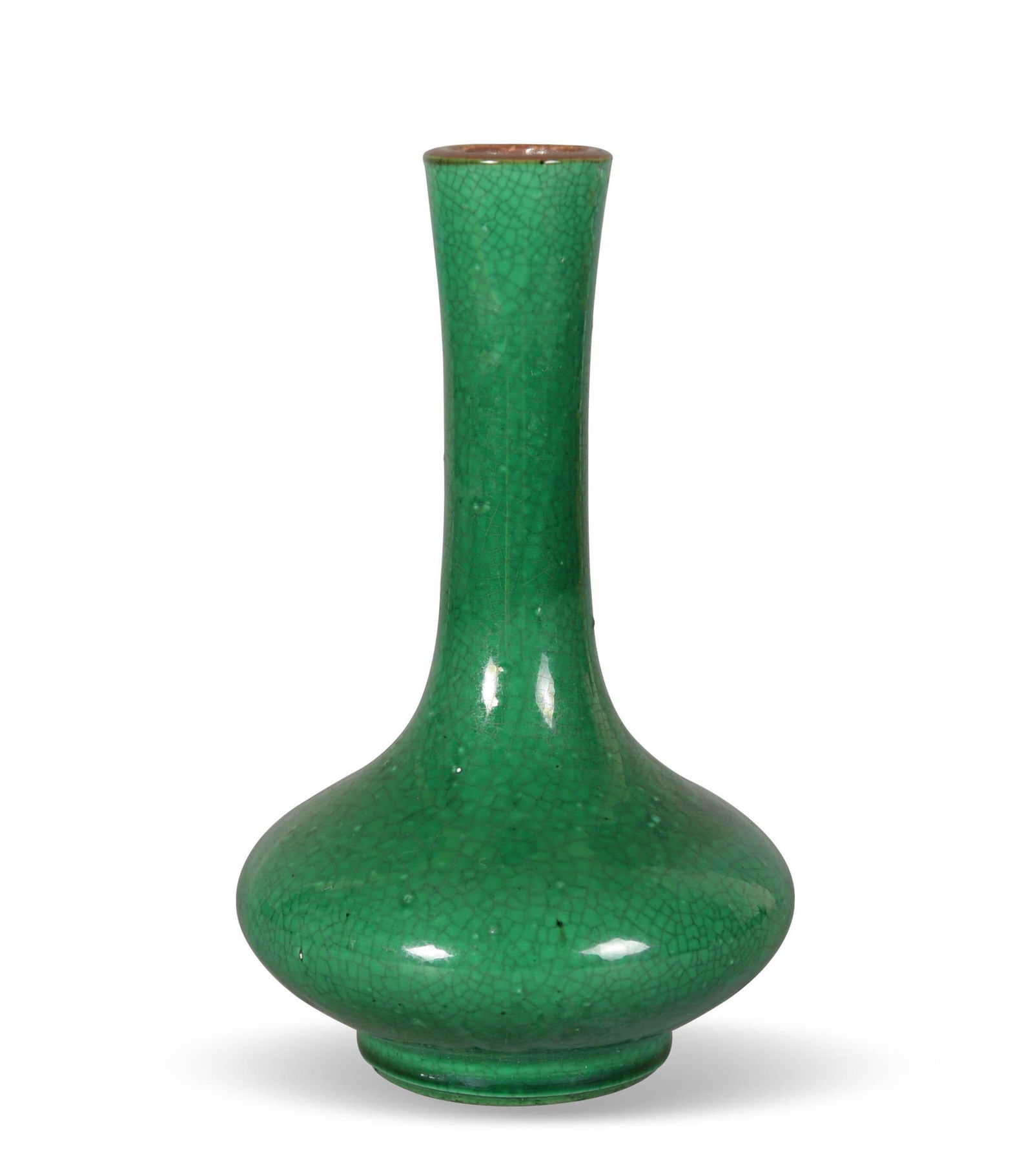 Chinese Green Glazed Vase, 18-19th Century (1 of 6)