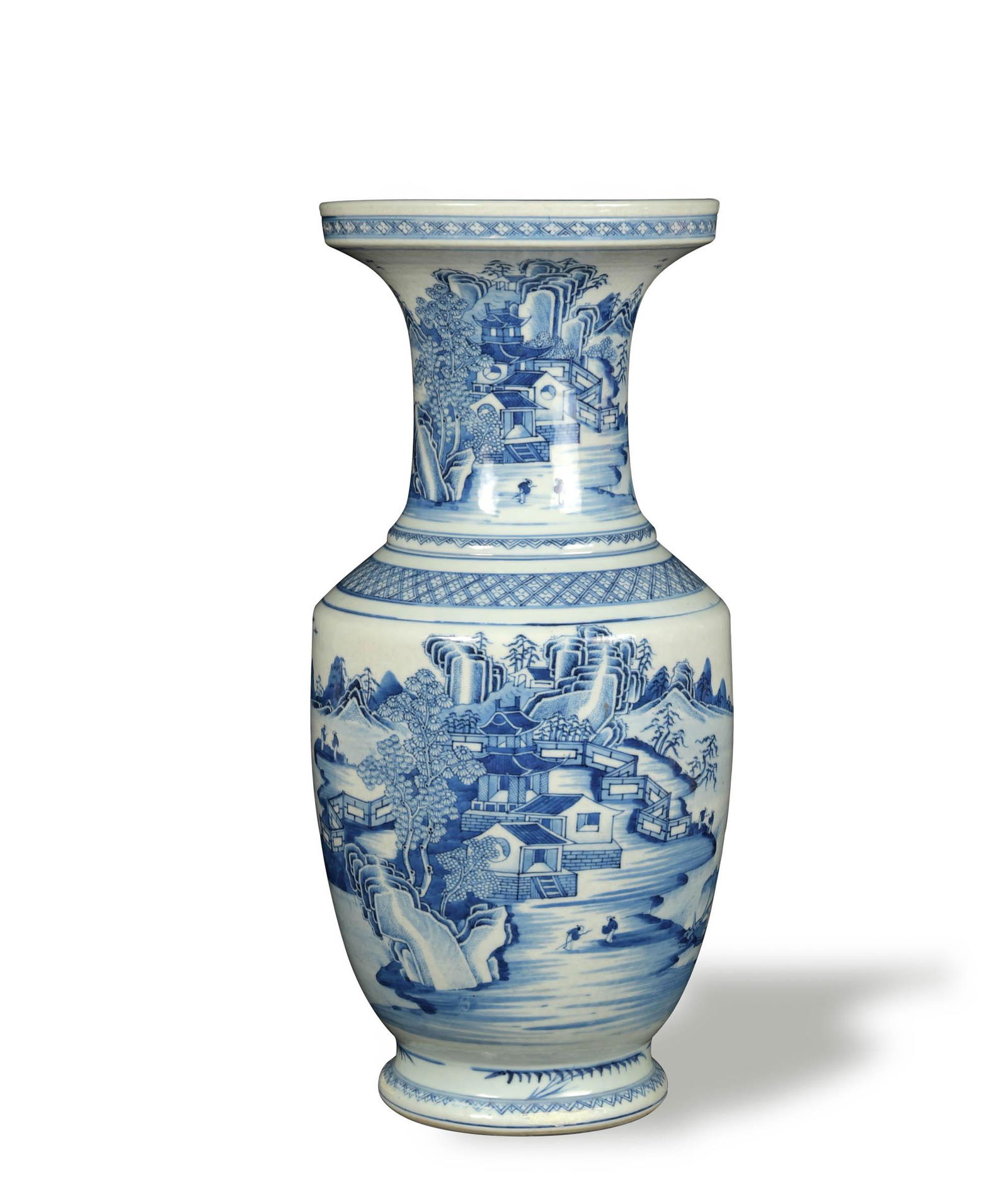 Chinese Blue and White Vase, Early 19th Century (1 of 6)