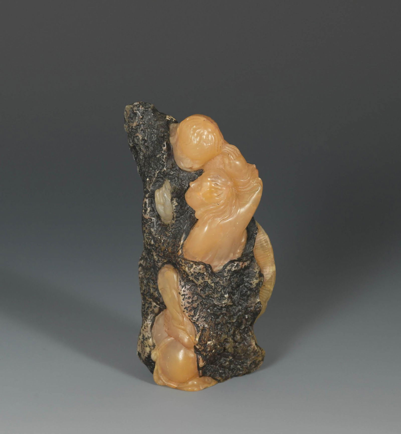 Chinese Carved Soapstone Hehe Erxian, 19th Century (1 of 6)