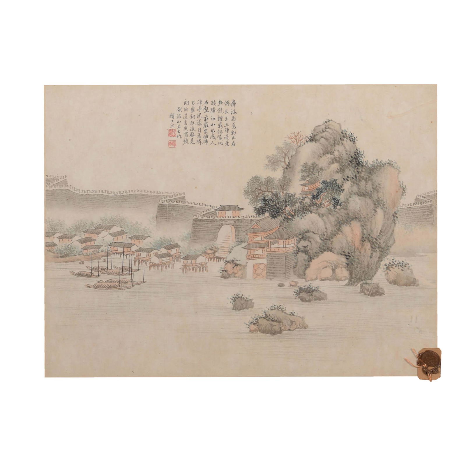 Dai Xi (Chinese), A landscape painting (1 of 5)