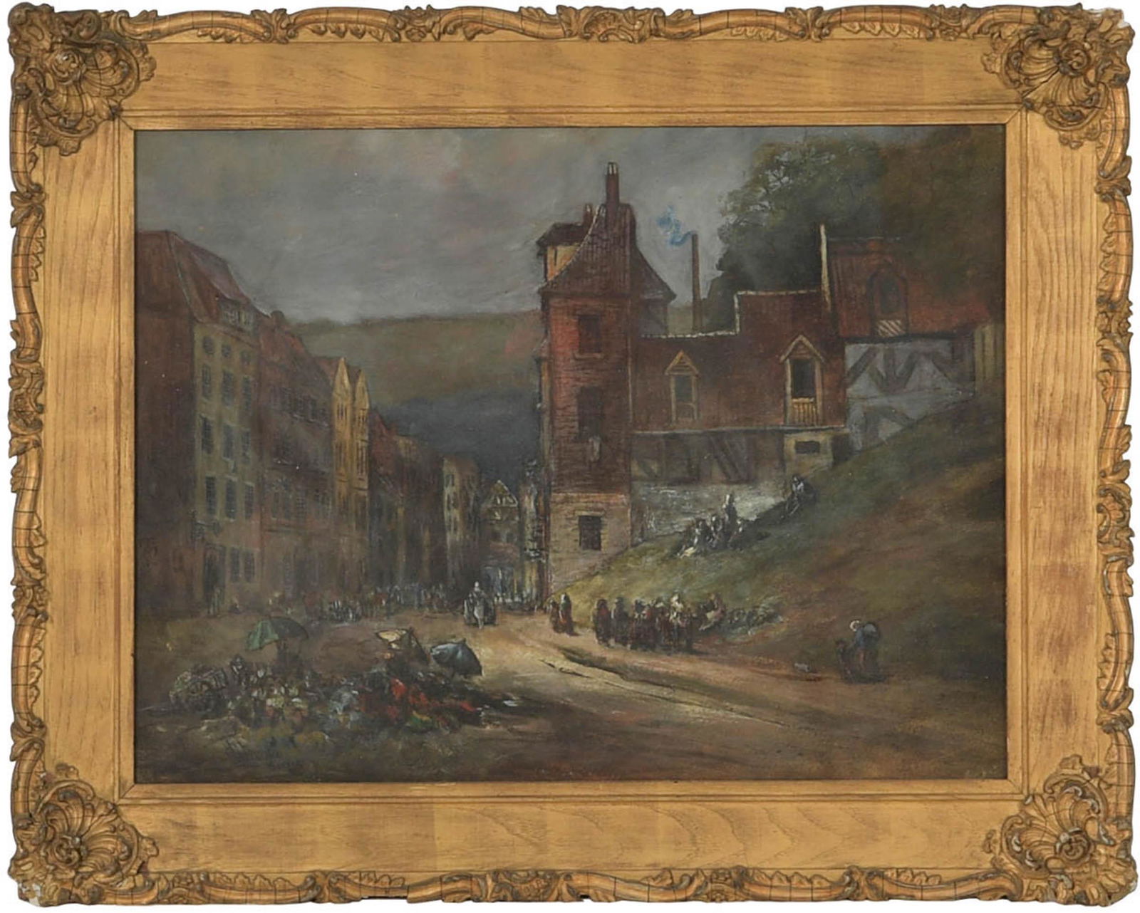 Attributed to George William Whitaker (American, 1840-1916), Sevres Street Scene (1 of 8)