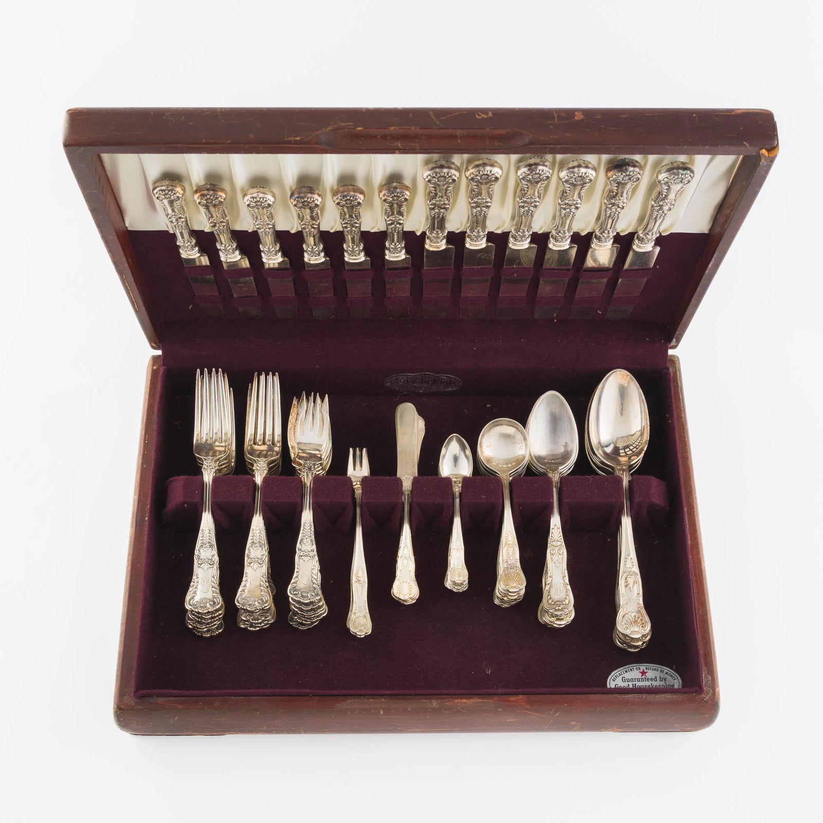 An assembled American flatware service, Tiffany & Co., New York, 1885; Gorham Mfg. Co., Providence, (1 of 9)