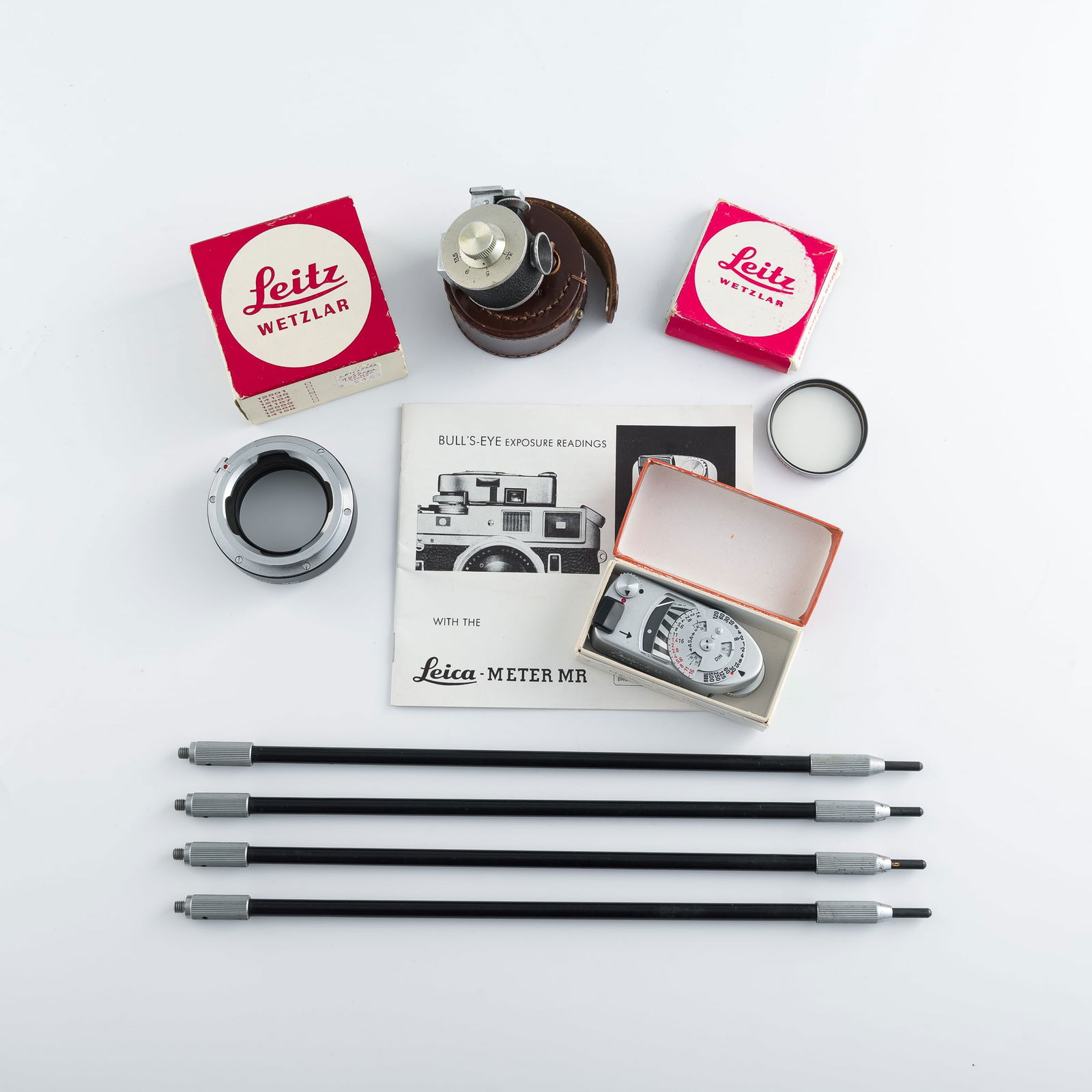 Five Leica camera accessories, various dates (1 of 6)