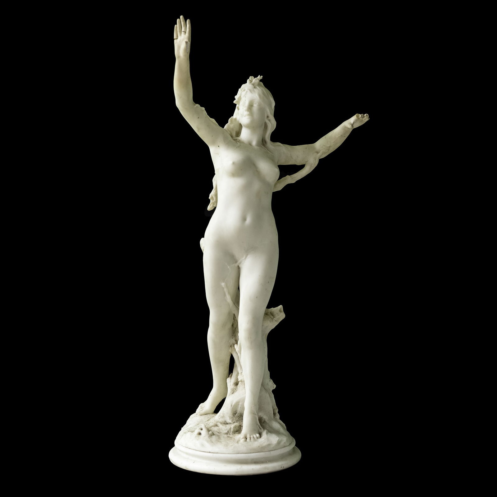 A French marble statue, by François-Raoul Larche (French, 1860-1912) (1 of 6)