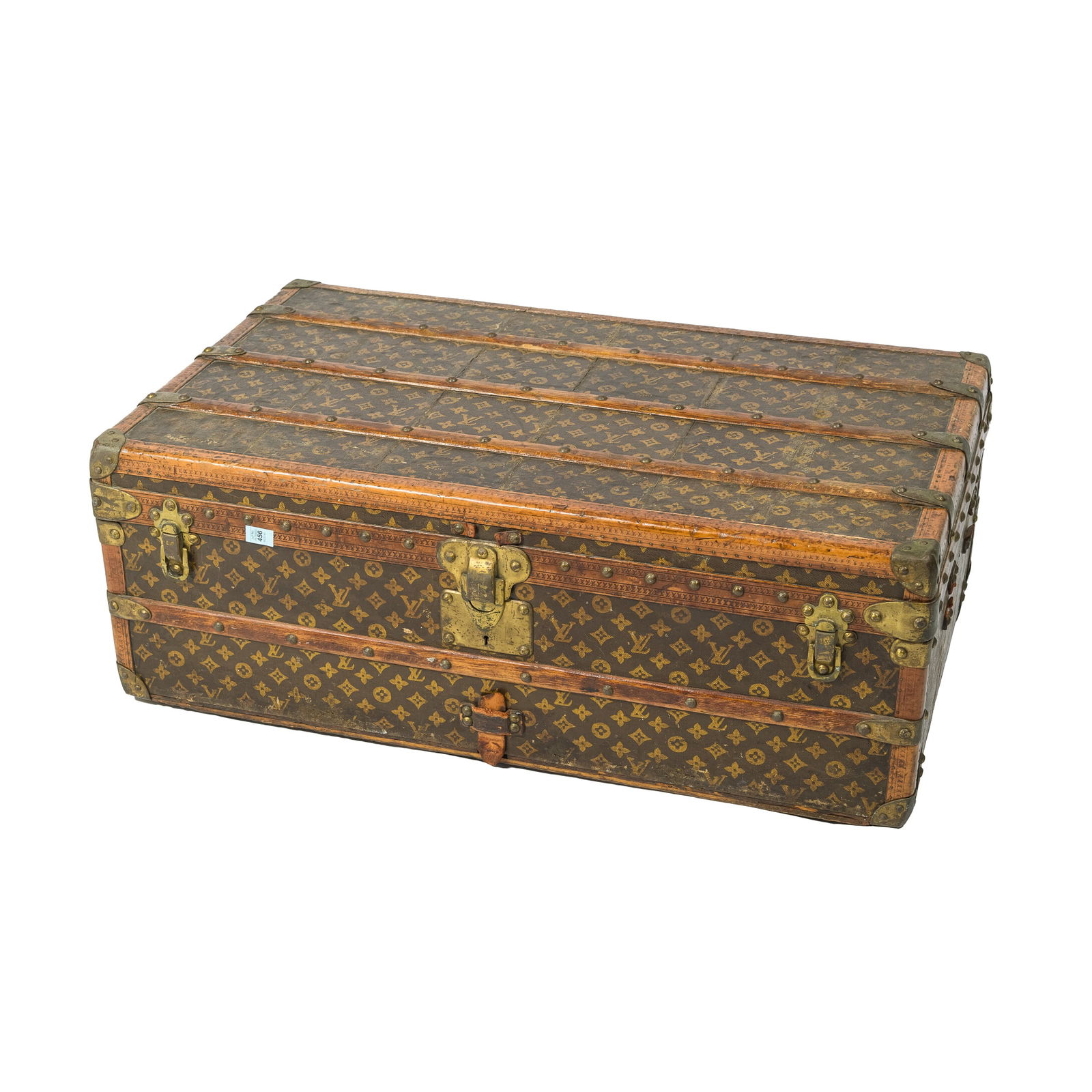 A large Louis Vuitton monogrammed trunk, 20th century, France c.1930 (1 of 10)