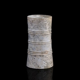 A Chinese jade cylinder, late Shang dynasty