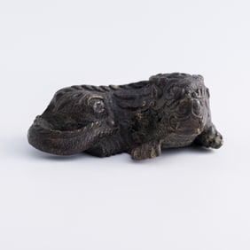 A Chinese bronze beast, Ming dynasty