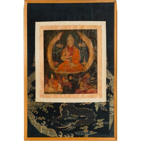 A Tibetan Thangka, 18th century