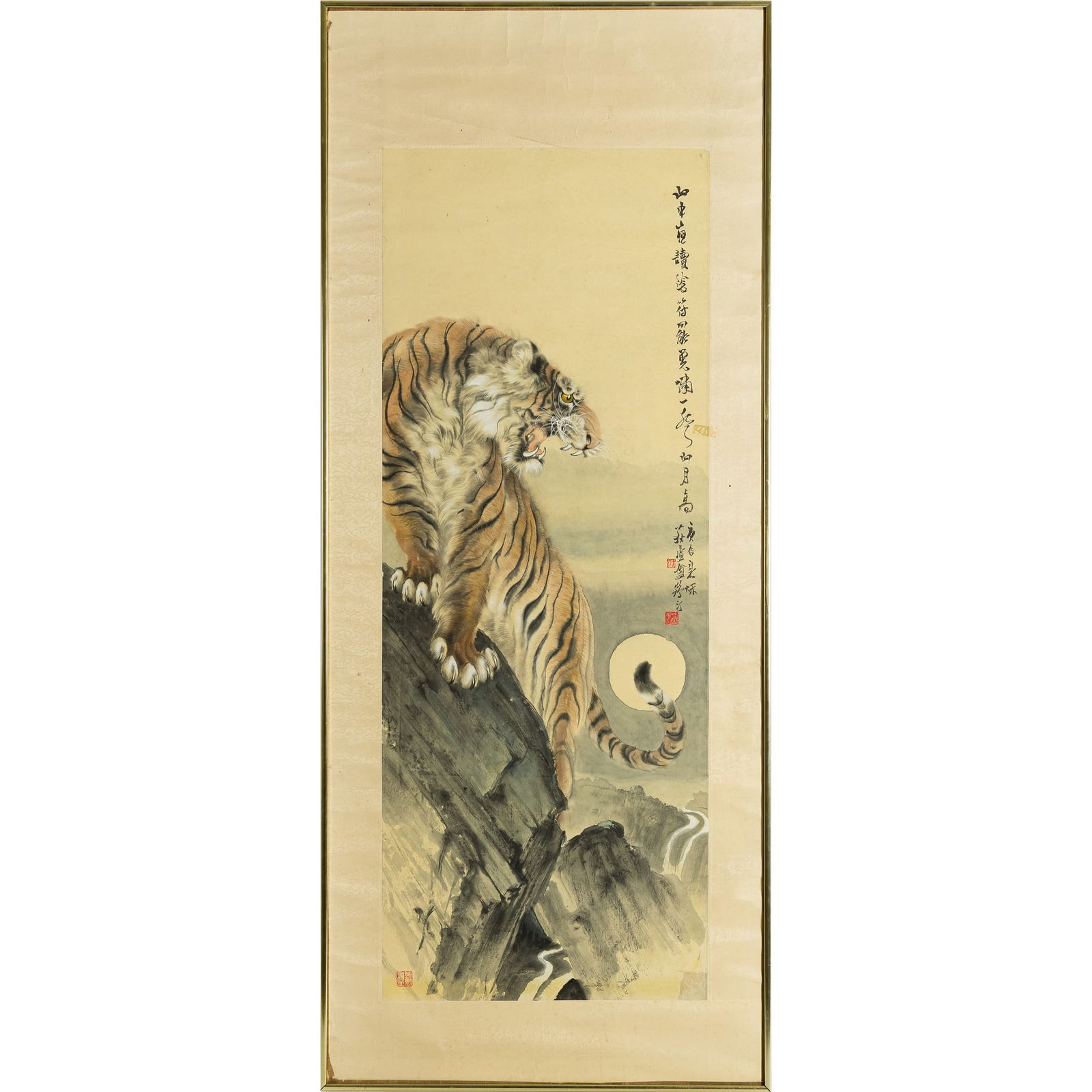 A Chinese 'tiger' painting, by Cai Heting (Chinese, 1909-1976) (1 of 7)