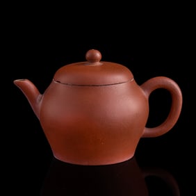 A Chinese Zhuni zisha teapot with "Shanbao" mark, 19th century