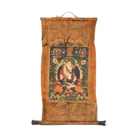 A Tibetan Thangka, 18th century