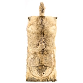 A Chinese animal skin rug, Republic period