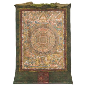 A Kalachakra Mandala Thangka