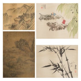 Four Chinese album leaves