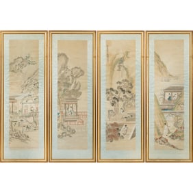 A set of four Chinese paintings, by Fei Danxu (1802-1850)