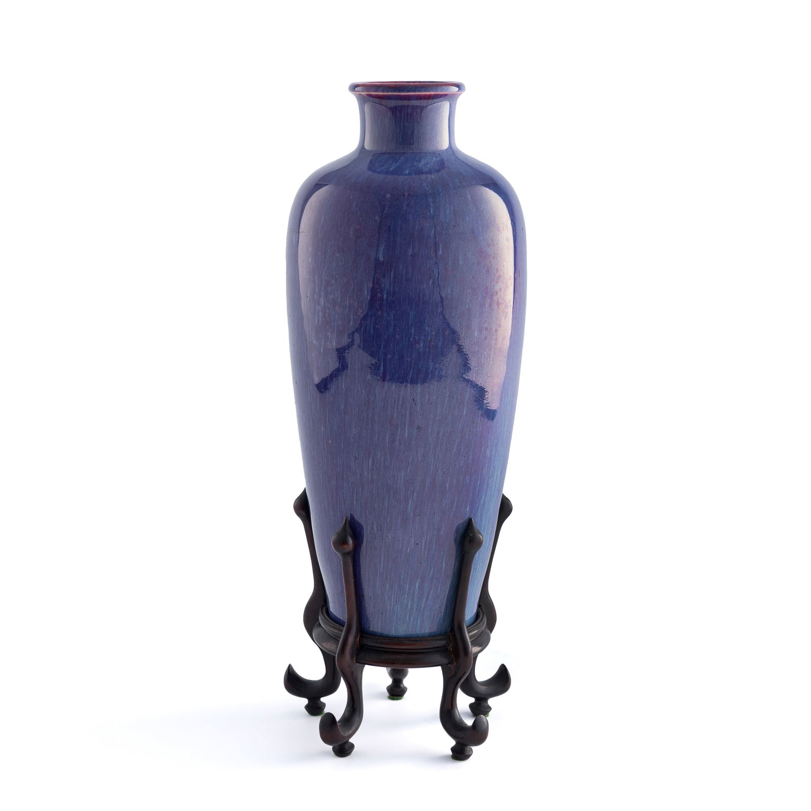 A Chinese flambé meiping vase, early 19th century (1 of 9)
