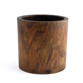 A Chinese Huanghuali brush pot, 18th century