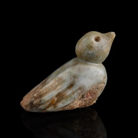 A Chinese jade bird, Shang dynasty