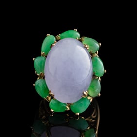 A Chinese jadeite ring