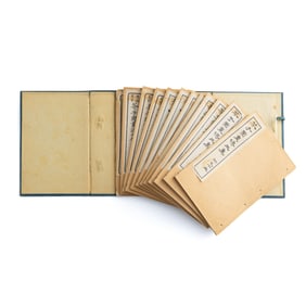 A Chinese twelve-volume set "Jieziyuan Huazhuan", Republic period or earlier