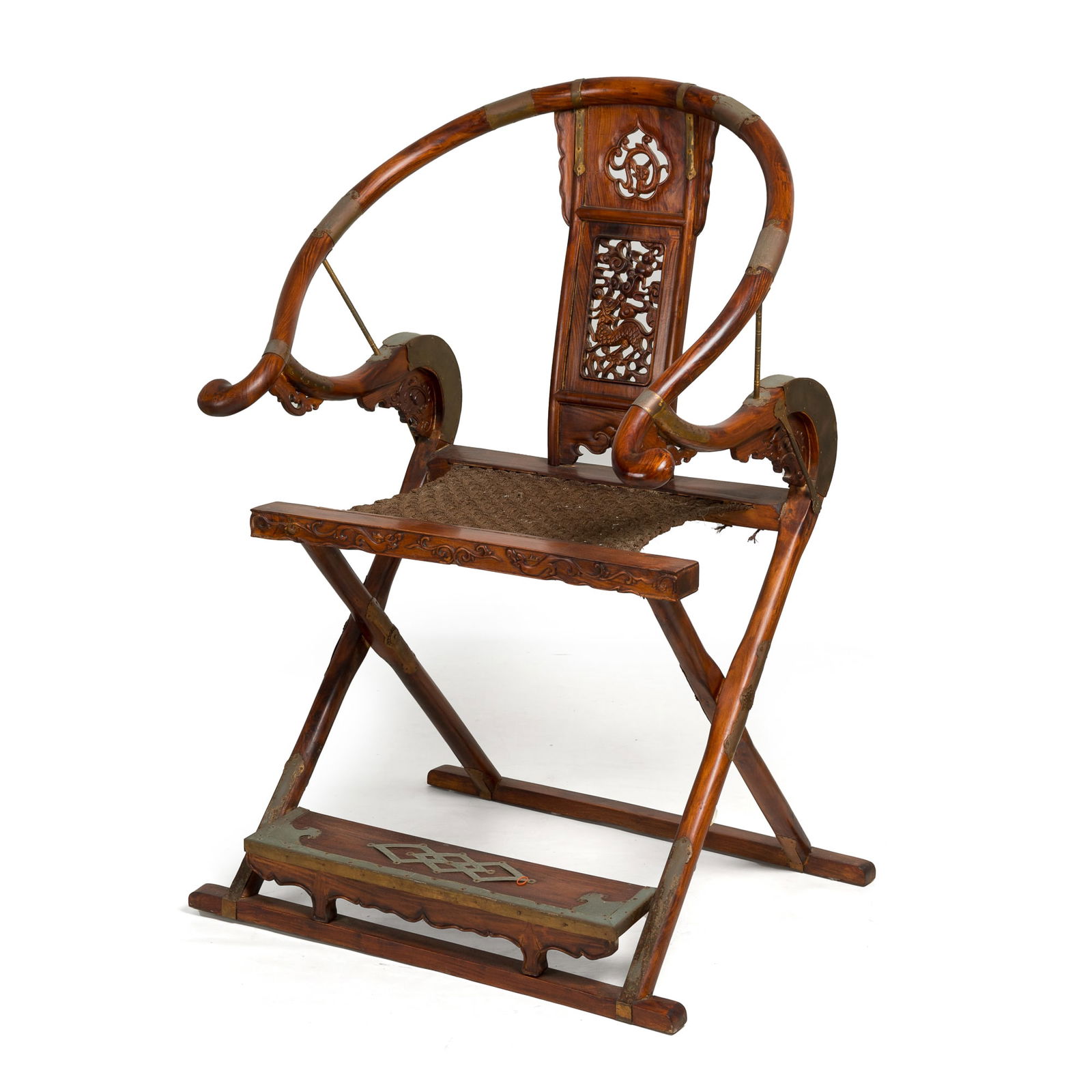 A Chinese huanghuali folding chair (1 of 9)