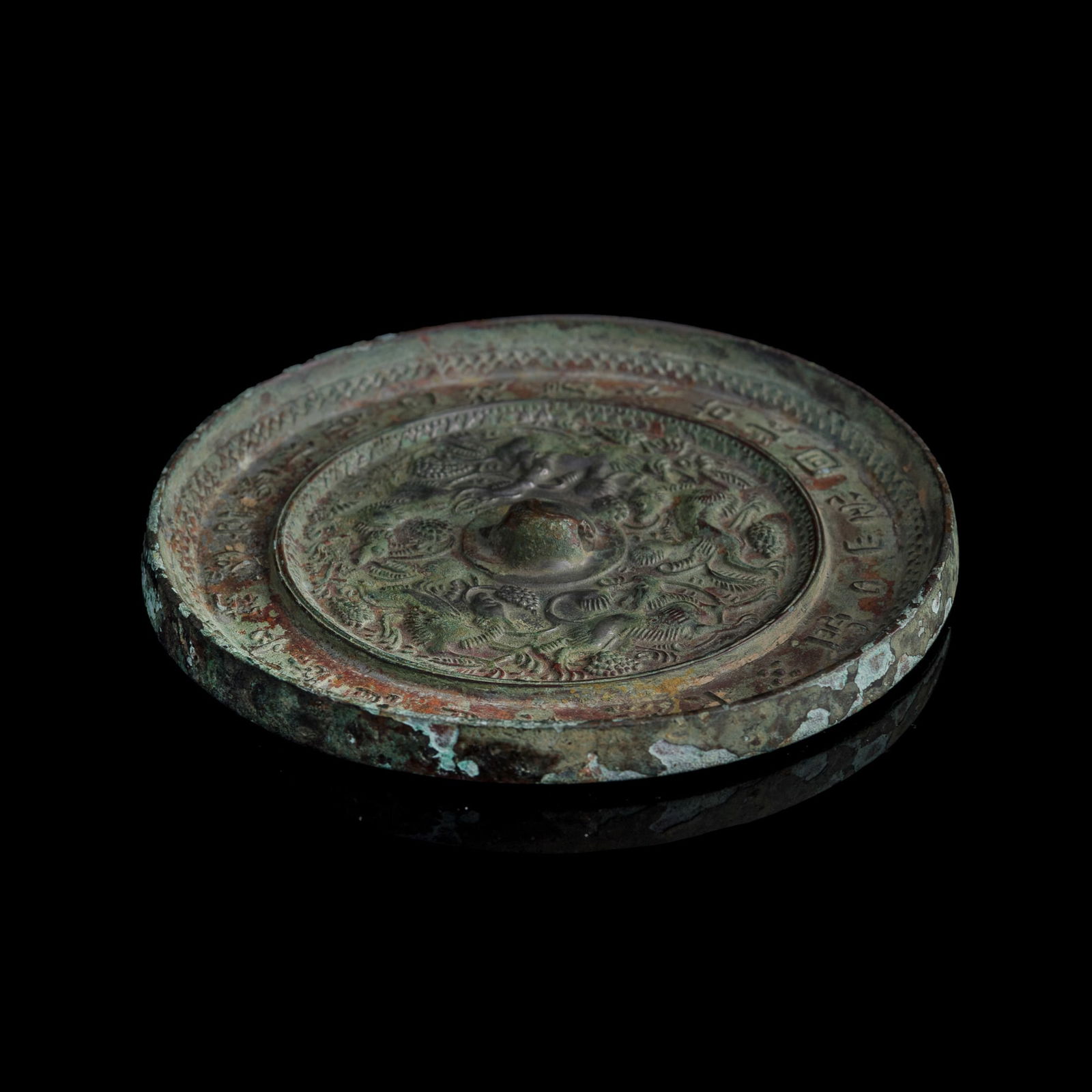 A Chinese bronze mirror, Tang dynasty - 3
