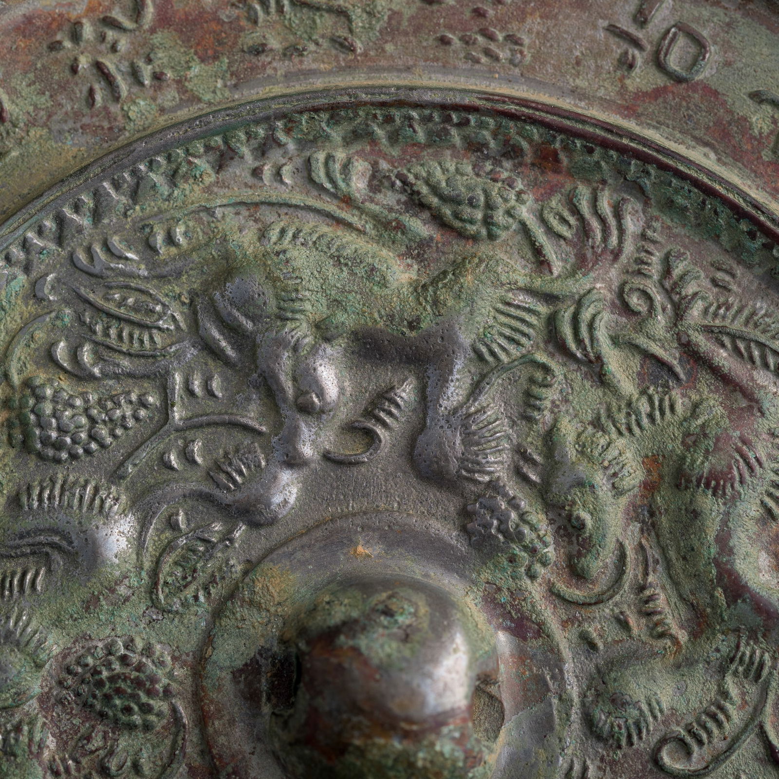 A Chinese bronze mirror, Tang dynasty - 6