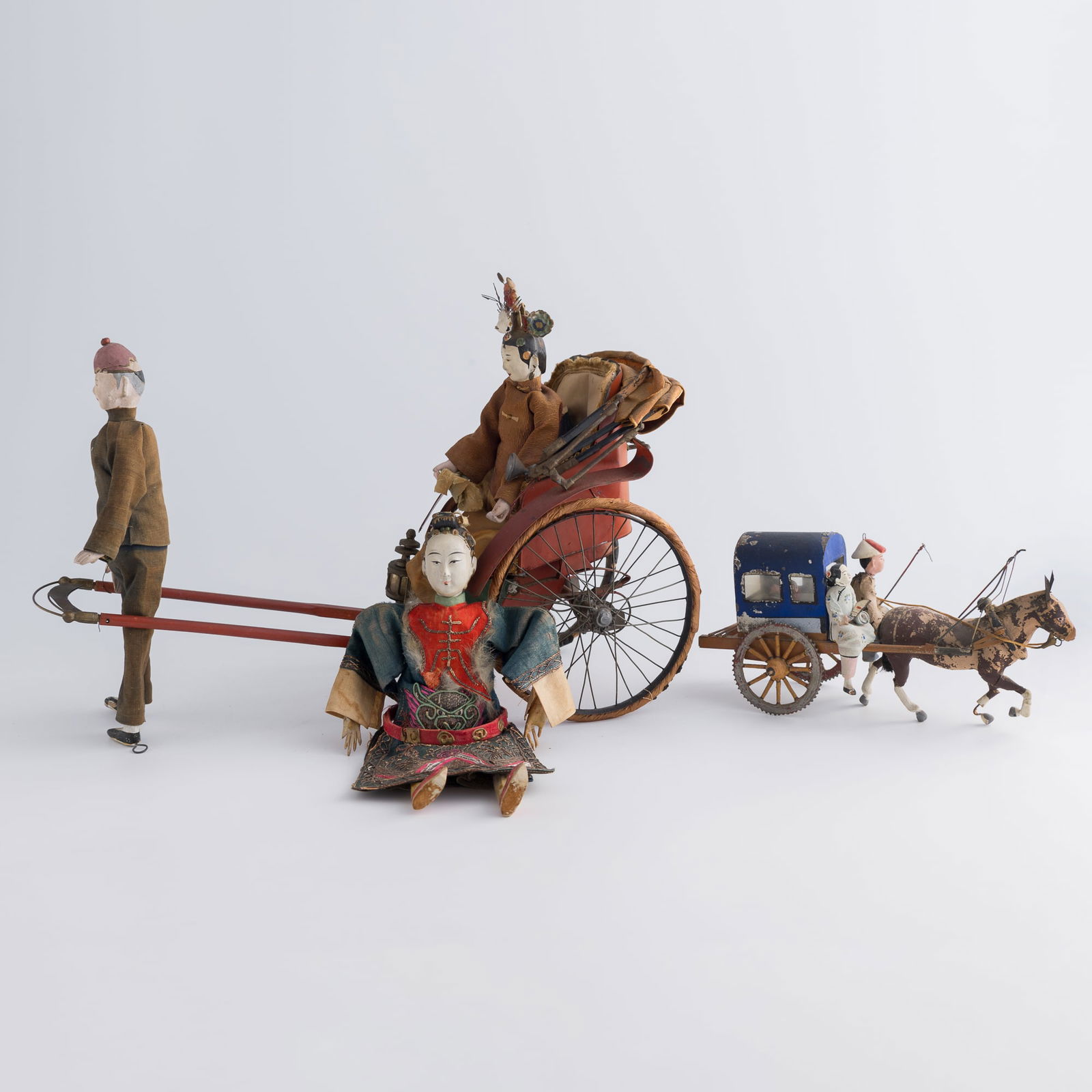 Three Chinese figurines, Republic period (1 of 11)