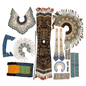 A collection of Chinese costume components, Qing dynasty
