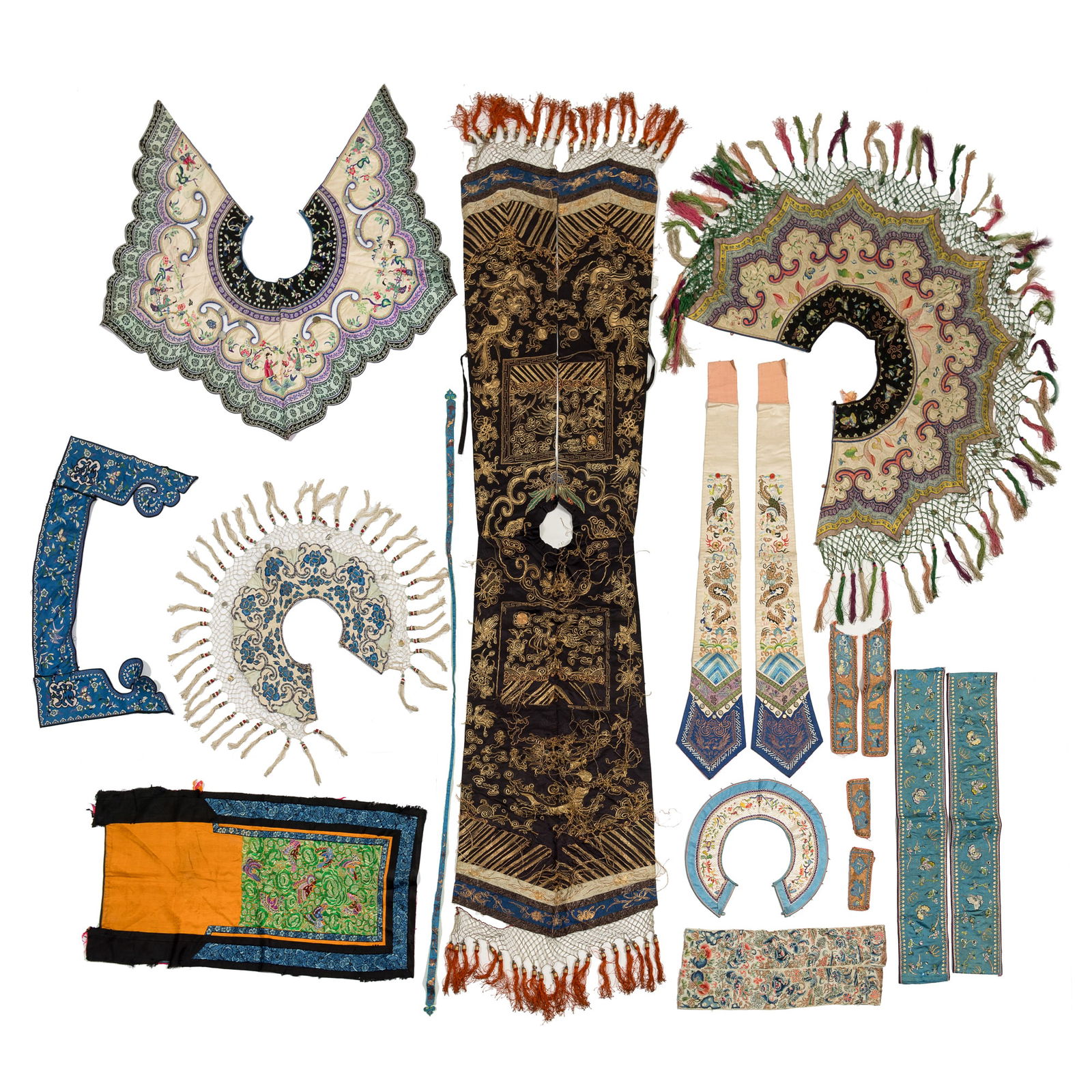 A collection of Chinese costume components, Qing dynasty (1 of 9)