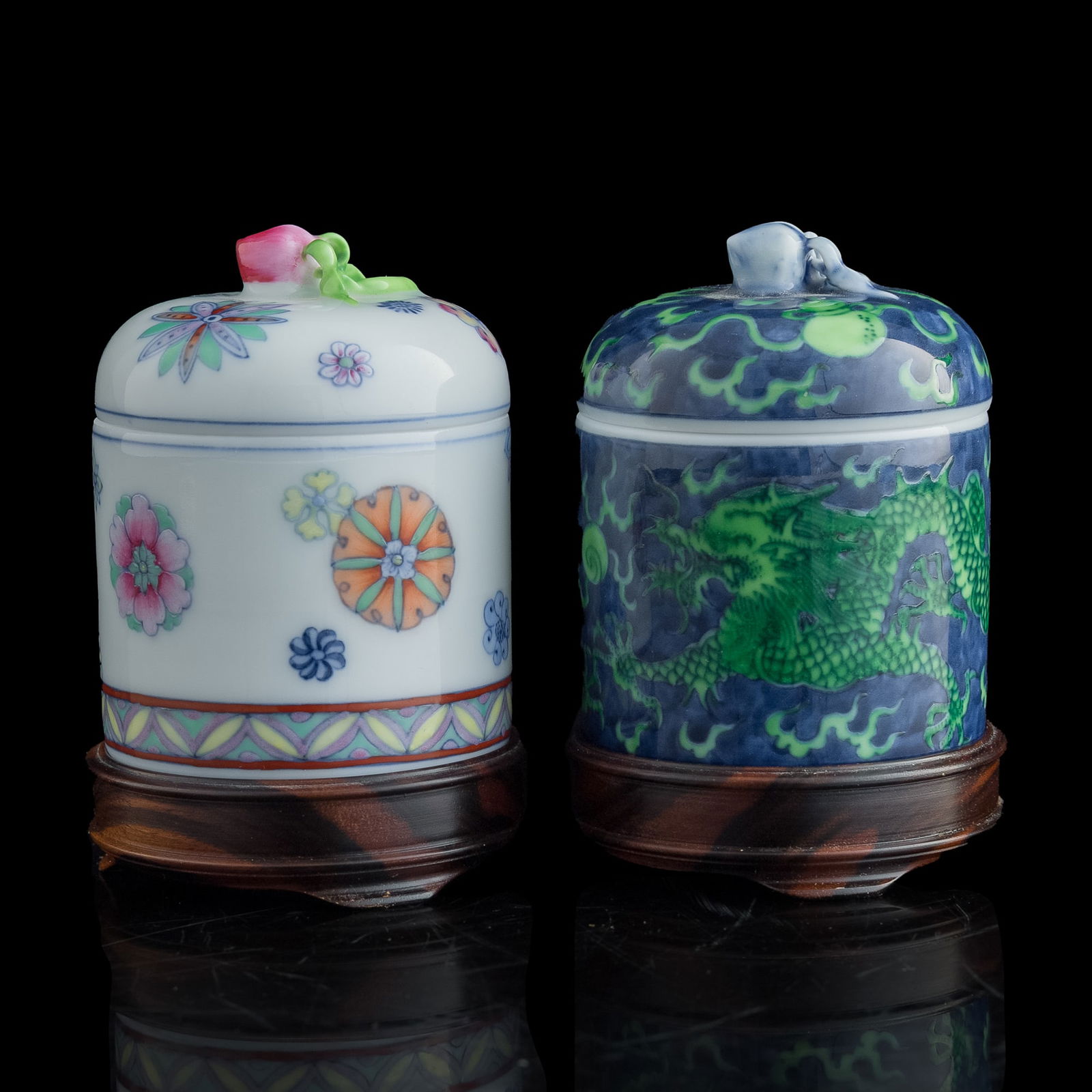 A set of two Chinese wine-warming cups, from Xiaofang kiln, contemporary (1 of 9)