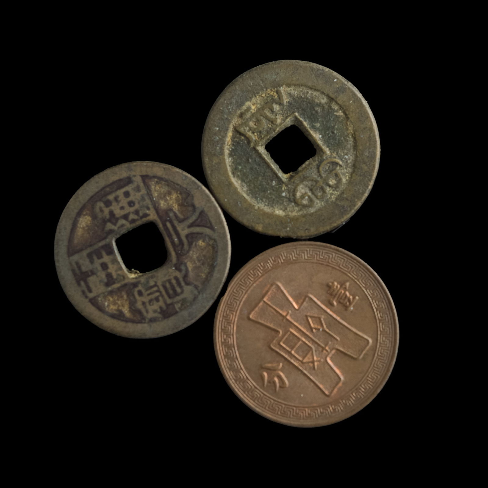 Nine assorted Chinese and foreign coins - 8