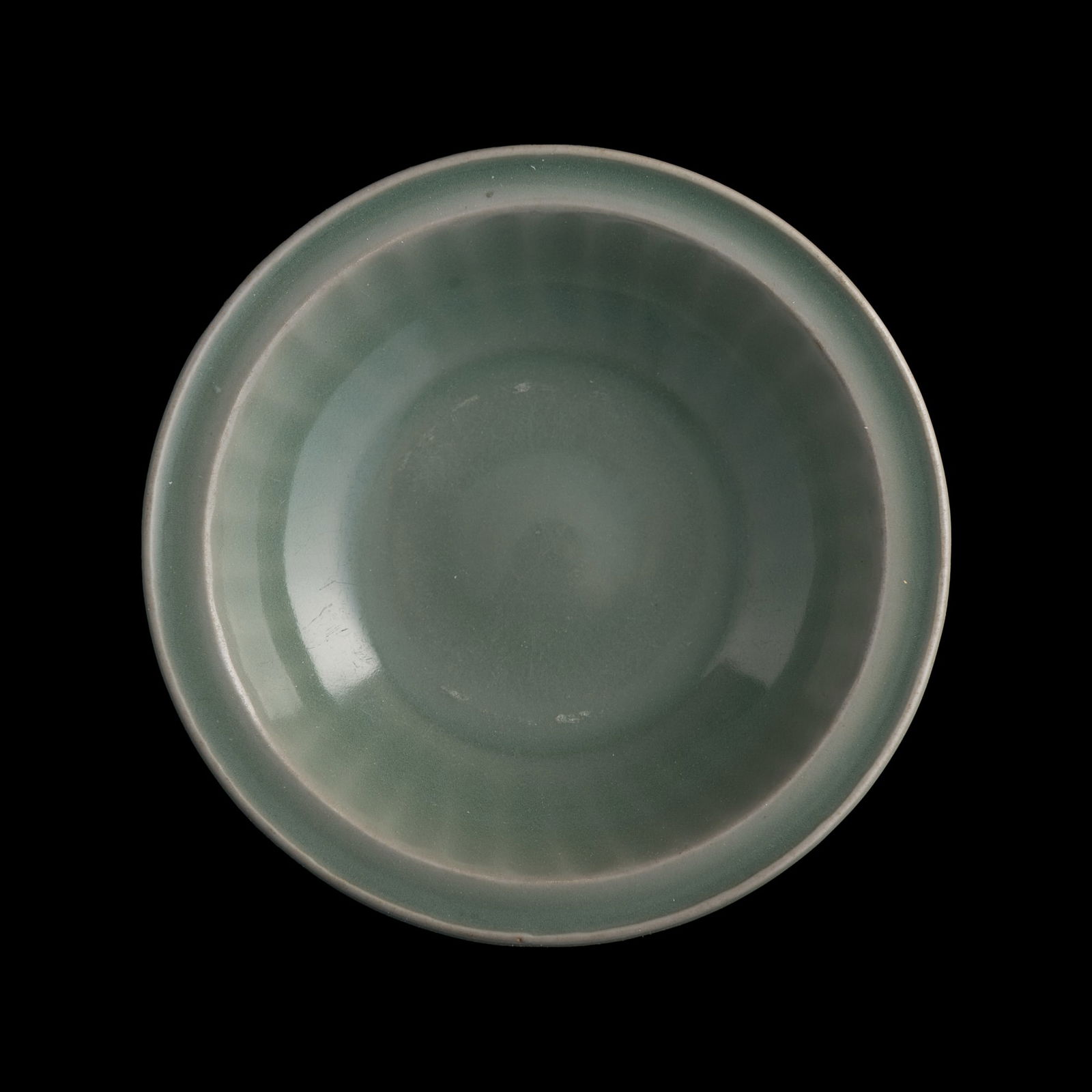 A Chinese Longquan celadon flared-rim washer, Song dynasty (1 of 8)