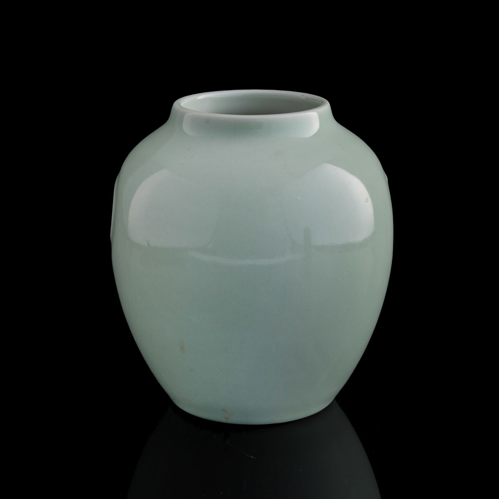 A Chinese celadon 'Sun and Moon' jar, Qianlong period, Qing dynasty (1 of 10)