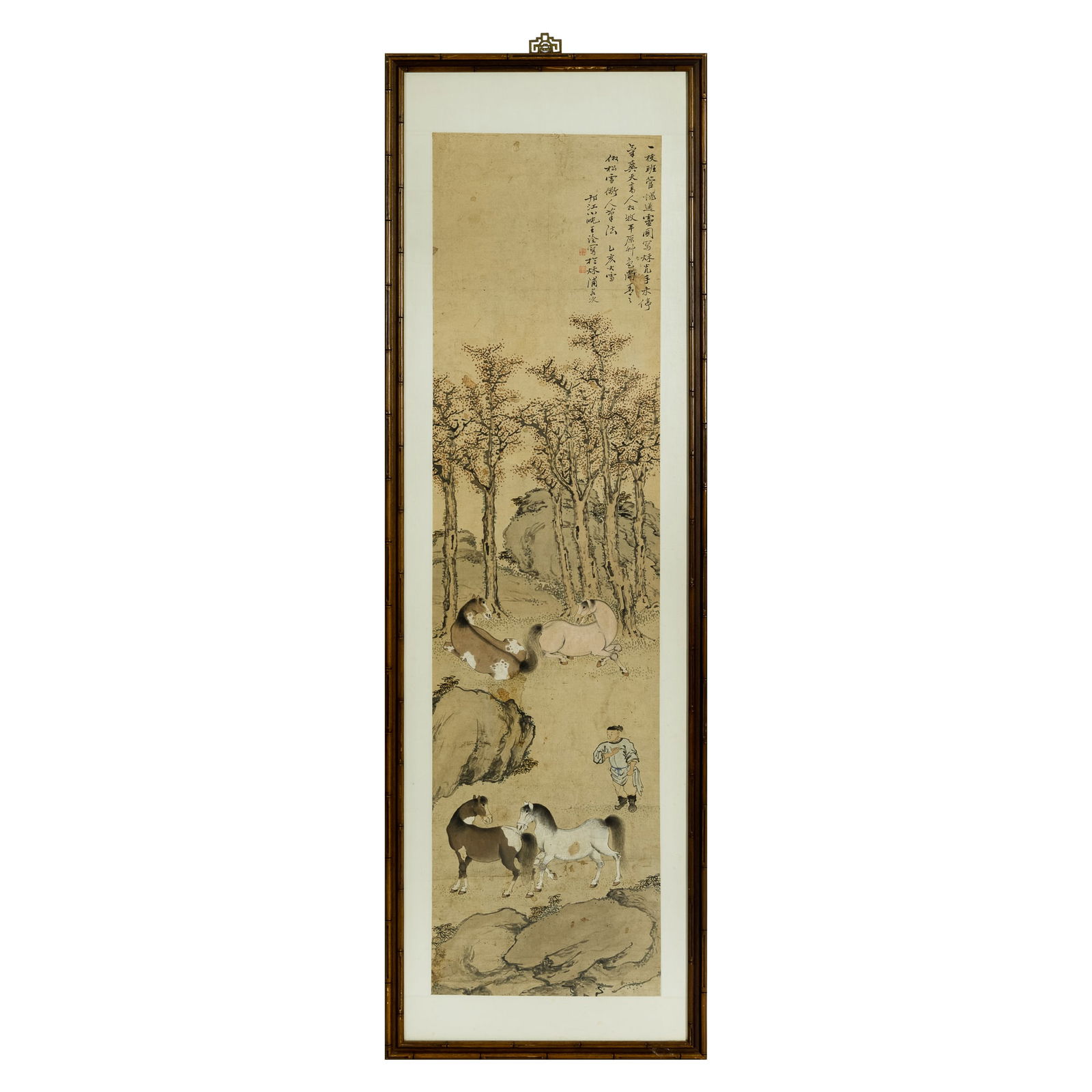 A Chinese 'horse' painting, by Wang Quan (1 of 7)