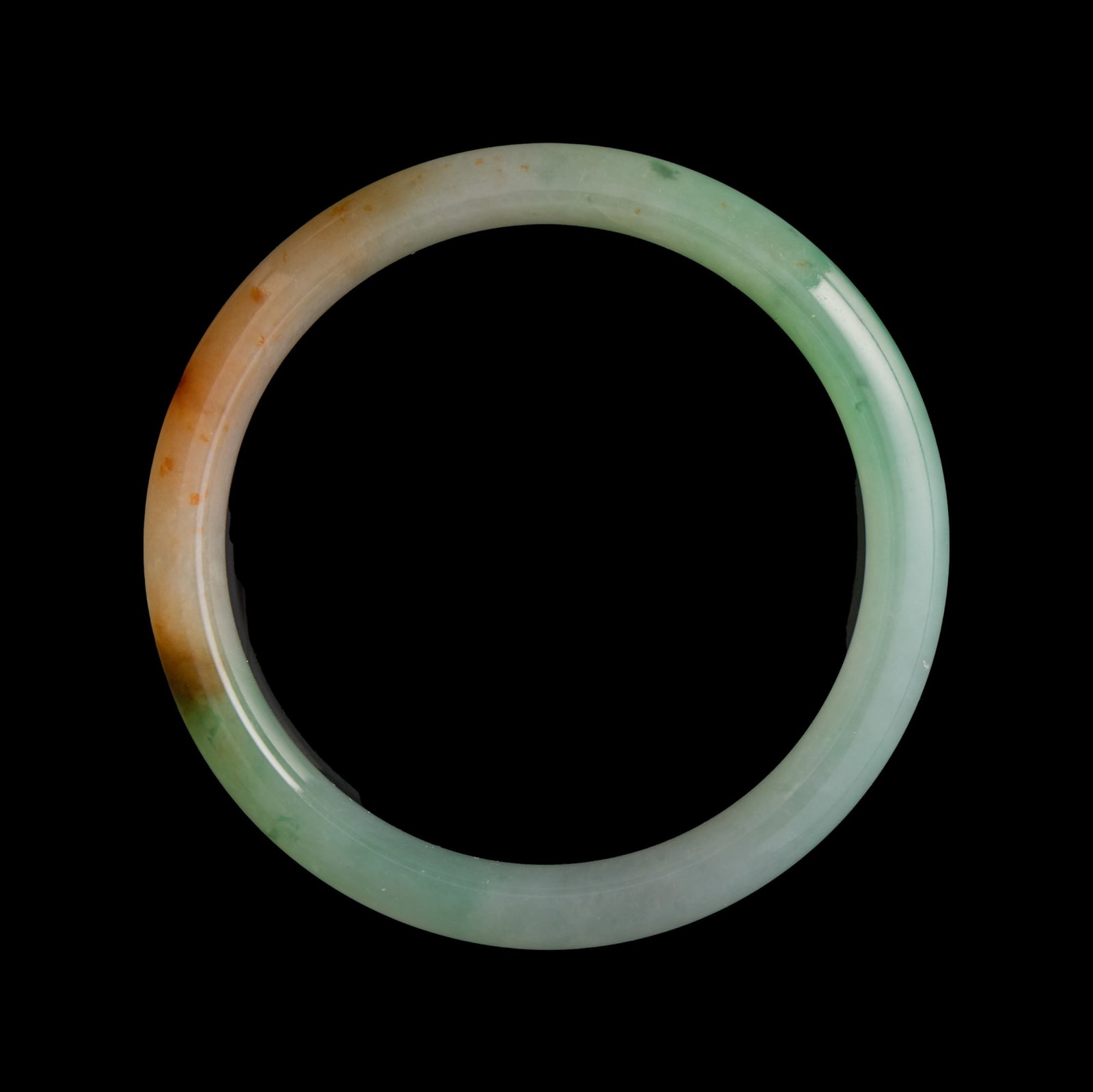 Two Chinese jadeite bangles - 3